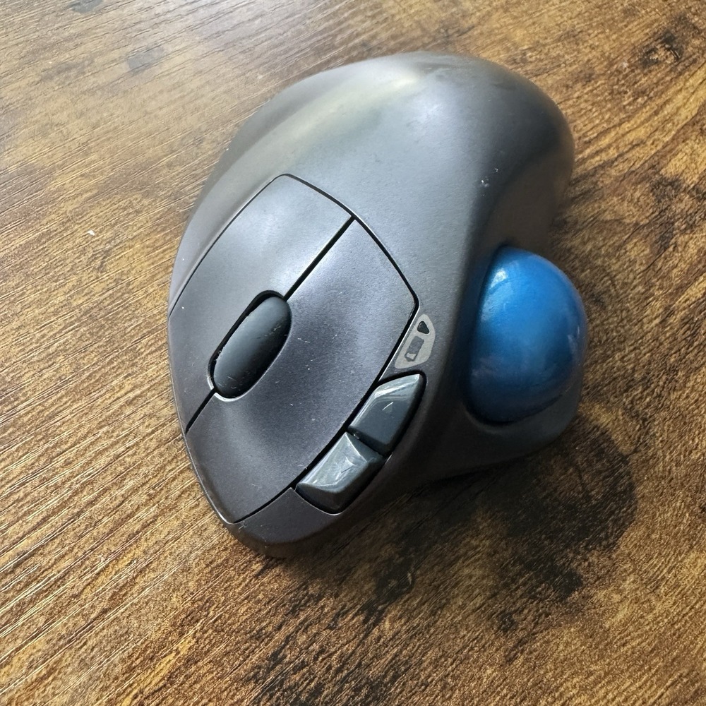Logitech Trackman Logi M570 Wireless Trackball Mouse & USB Receiver